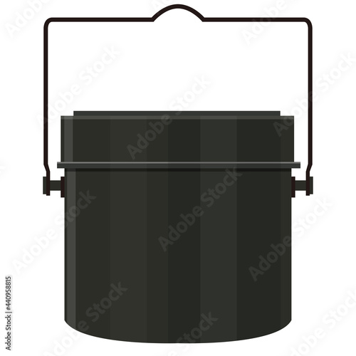 飯盒炊飯のベクターイラスト素材