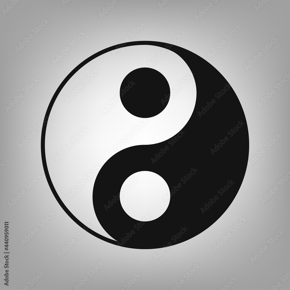 Religious symbol of Taoism icon for the interface of applications, games. Religious symbol of Taoism icon for the interface of applications, games.