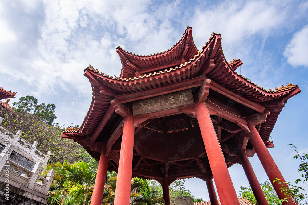 Ancient Towers of Tianhou Palace, Nansha, Guangzhou, China Ancient Towers of Tianhou Palace, Nansha, Guangzhou, China
