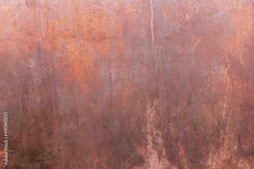 Steel plate plates rusted, scratched and dirty when used on construction site as background with different designs
