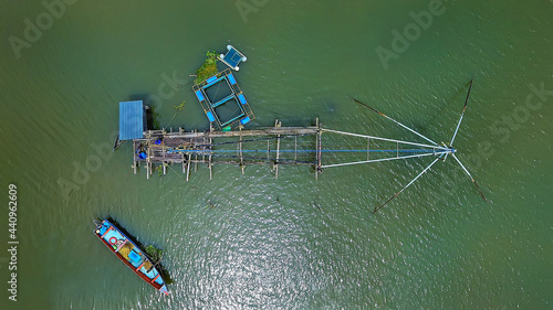 Beautiful Chinese Net Aerial View 
