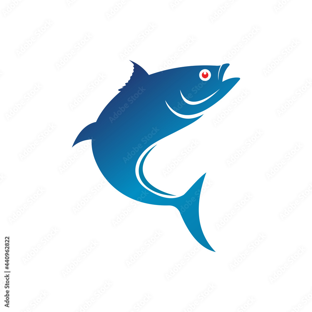 fish logo vector icon illustration fish logo vector icon illustration