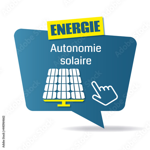 Logo autonomie solaire.