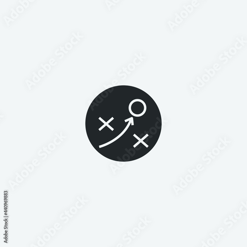 Strategy vector icon for web and design