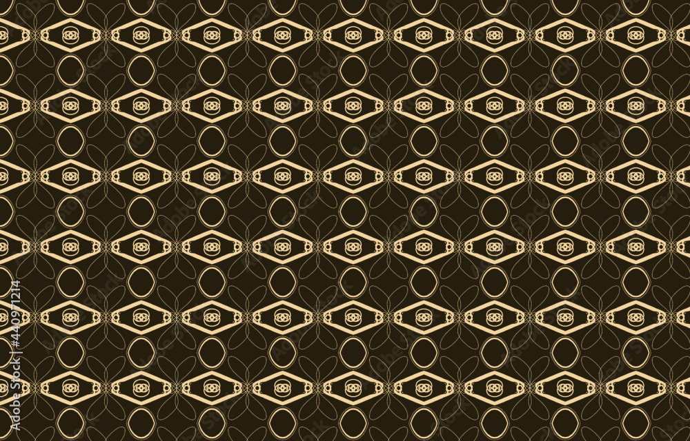 Naklejka premium pattern retro vintage geometry abstract background fabric