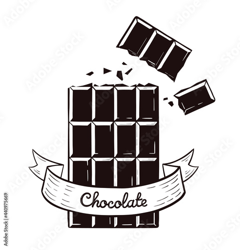 illustration of a chocolate