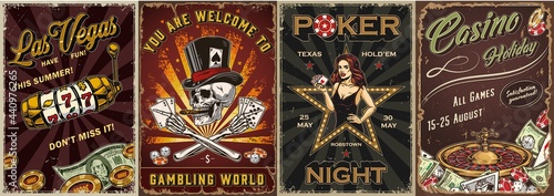 Casino vintage posters