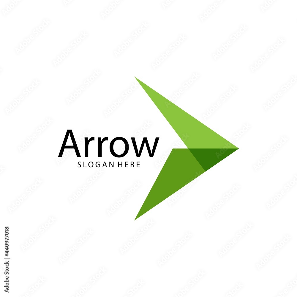 Arrow illustration logo Arrow illustration logo