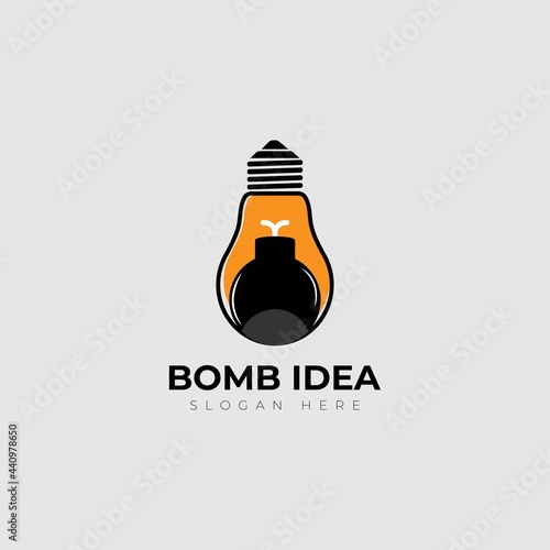 Creative Idea Bomb Logo Template