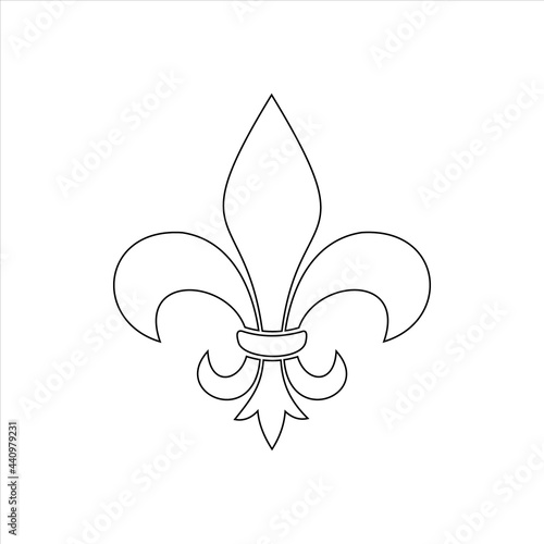 symbolic image Fluer de lis vector