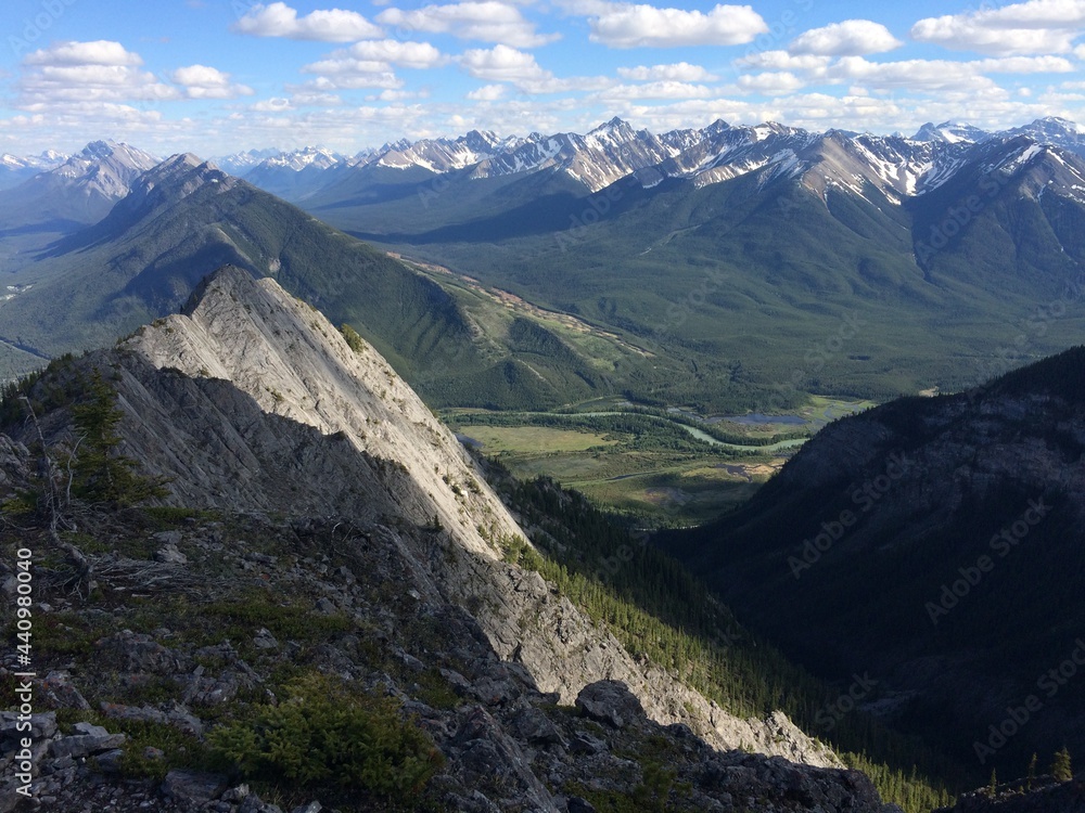 Fototapeta premium Banff National Park from an amazing viewpoint