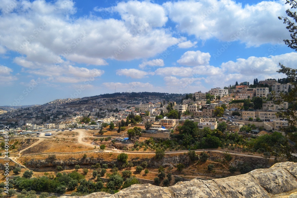 city ​​view.  view of Jerusalem.