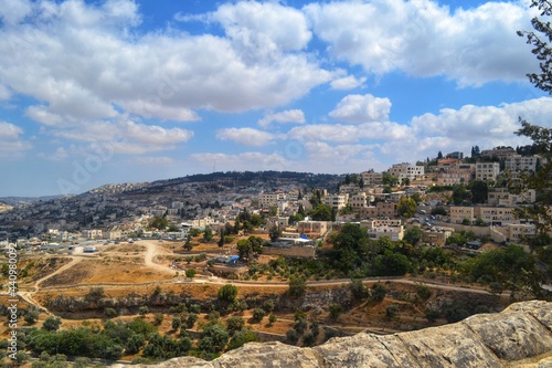 city ​​view. view of Jerusalem.