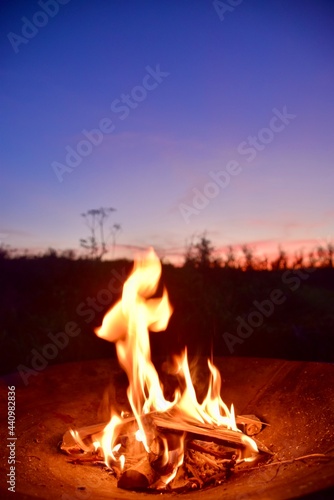Evening Fire