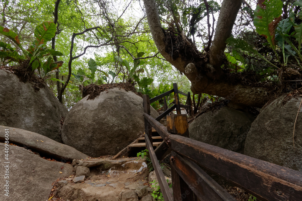 Park Narodowy Tayrona na karaibskikm wybrzeżu Kolumnii Park Narodowy Tayrona na karaibskikm wybrzeżu Kolumnii