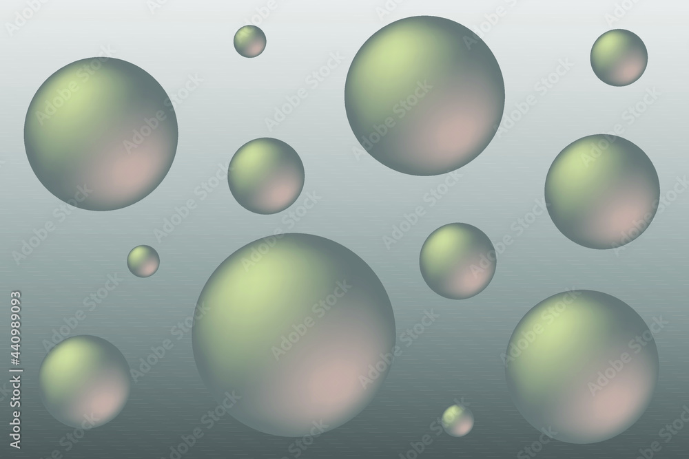 Frosted 3d pearl bubbles, dark matt circle shape vector illustration. Set of round shape pearls gem, smooth and soft. Frosted 3d pearl bubbles, dark matt circle shape vector illustration. Set of round shape pearls gem, smooth and soft.