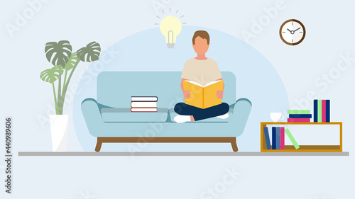 読書 ひらめき 気づき リビング  人