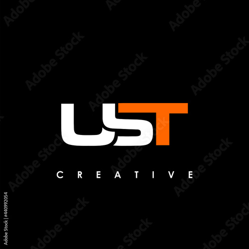 UST Letter Initial Logo Design Template Vector Illustration photo