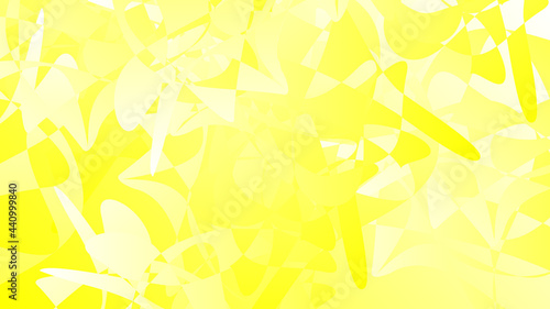 Chaotic scrambled yellow background with copy space for text. Modern template design for covers, brochures, web banners and magazines.