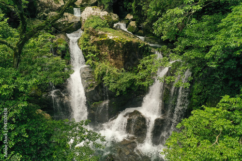 高知県海陽町　轟九十九滝　二重滝