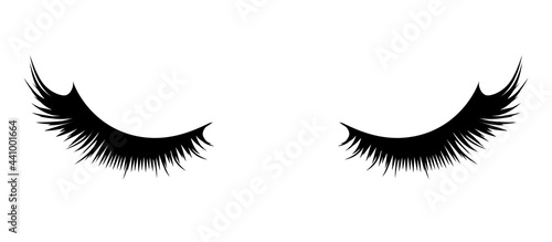 Women's fluffy eyelashes. A depiction of thick ink-painted handbags against a white background.