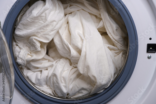 Washing clothes in a washing machine
