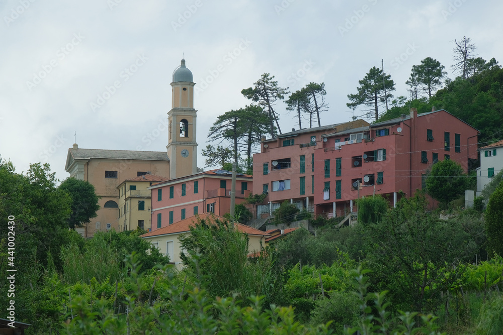 Il borgo di Castagnola nel territorio di Framura, in provincia di La Spezia.