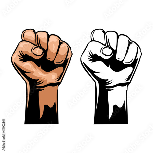 Vintage fist punch