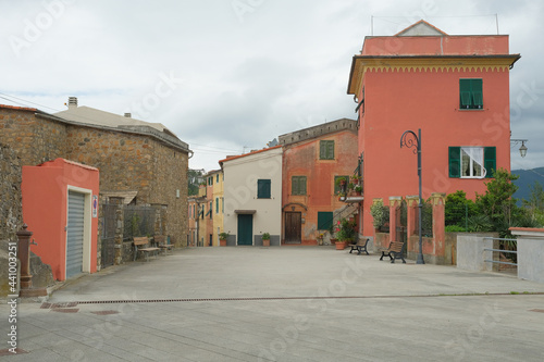 La frazione di Costa nel territorio comunale di Framura, Italia.