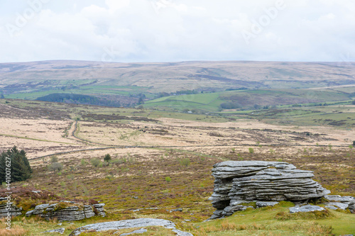 Obraz na płótnie Dartmoor National Park in England w salonie