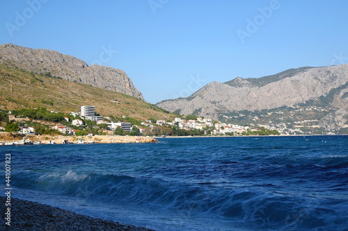 View of Duce, small coastal town near Split, Croatia.