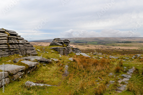 Obraz na płótnie Dartmoor National Park in England w salonie