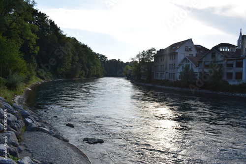 river in the city of Bern, Switzerland