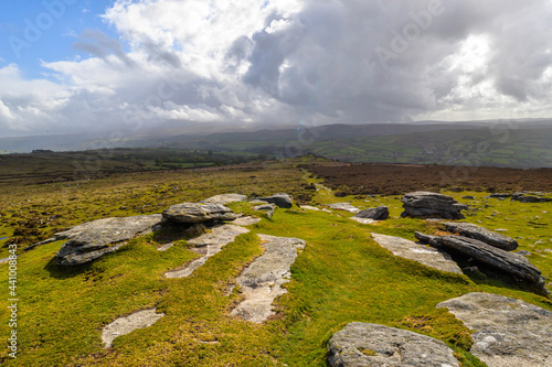 Obraz na płótnie Dartmoor National Park in England w salonie