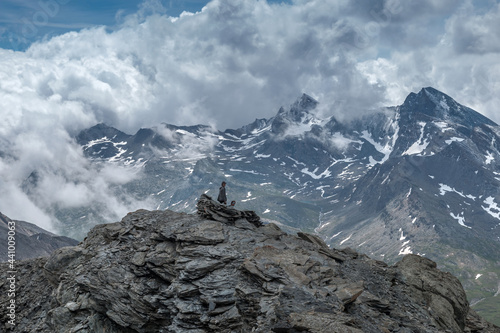 Wallpaper Mural Depuis la Tête de la Cula , vue sur le Bric Ruben . Randonnée Massif du Queyras Hautes-Alpes Torontodigital.ca