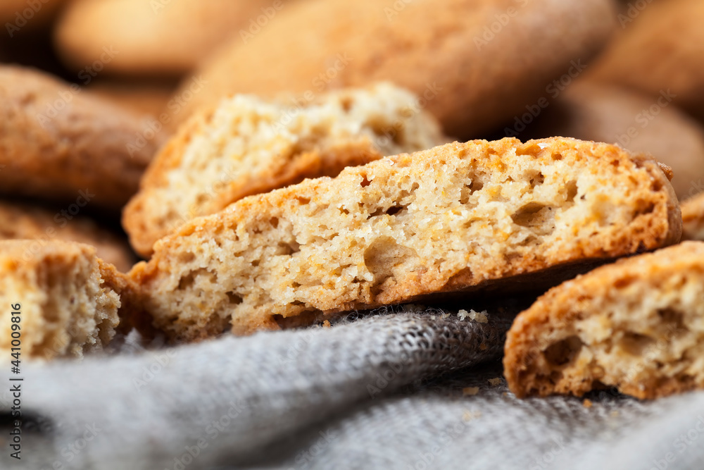 cookies baked with oatmeal and wheat flour cookies baked with oatmeal and wheat flour