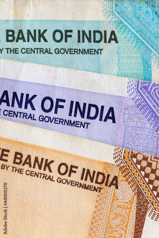 Obraz premium old indian cash with inscriptions