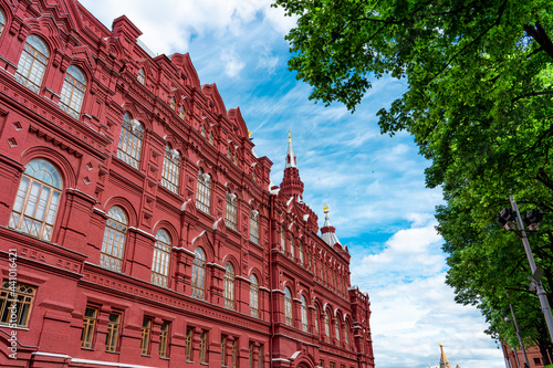 Russia, Moscow. State Historical Museum. The largest National Historical Museum of Russia