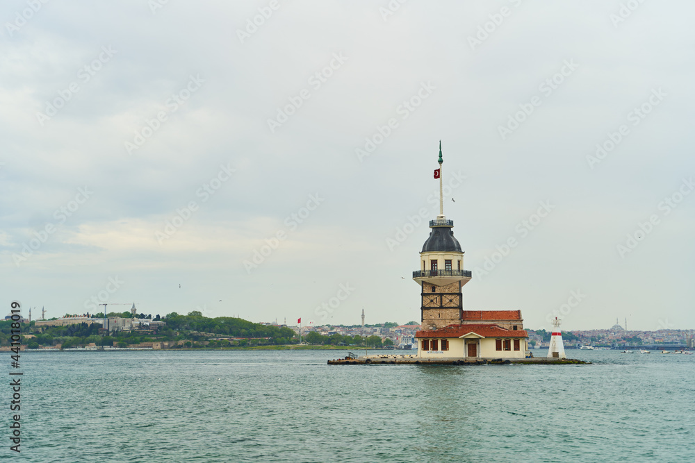 The Maiden's Tower in the Bosphorus, Istanbul, Turkey