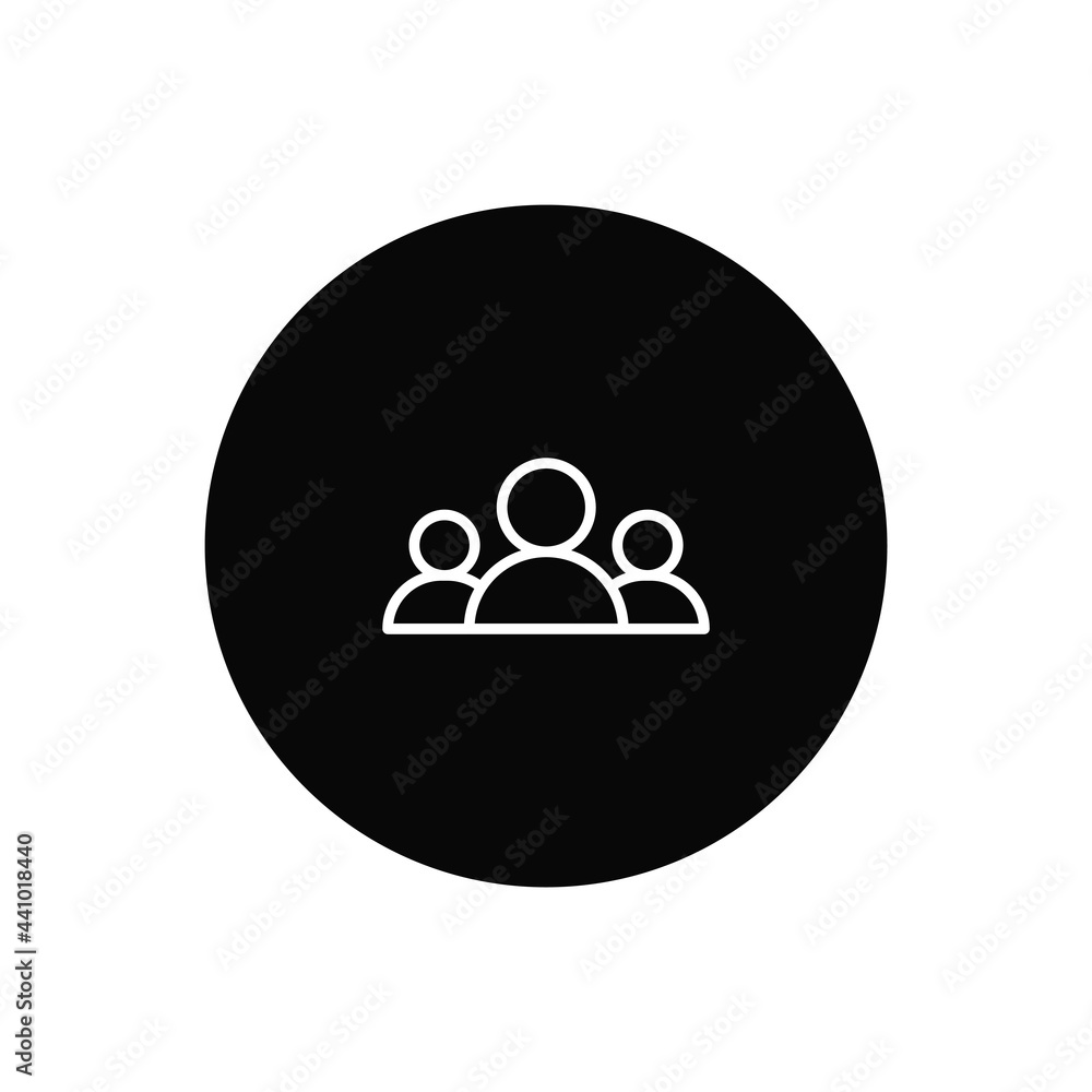 Group icon vector. People sign Group icon vector. People sign
