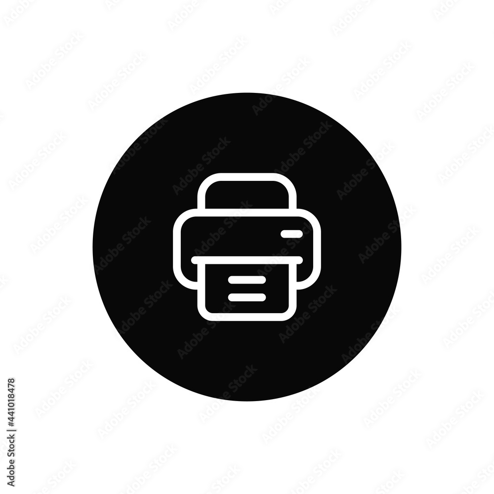 Printer icon vector. Print sign Printer icon vector. Print sign