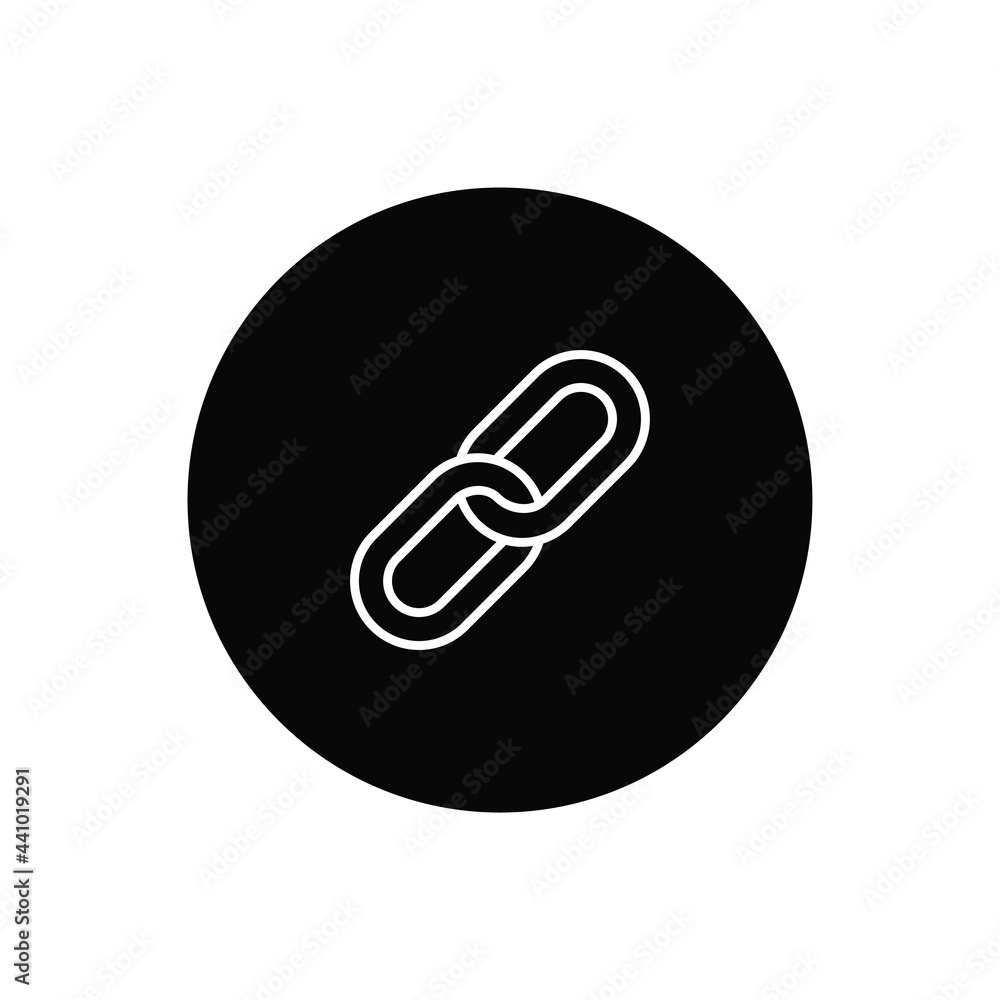 Link icon vector. Hyperlink sign Link icon vector. Hyperlink sign