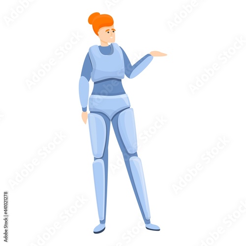 Technical exoskeleton icon. Cartoon of Technical exoskeleton vector icon for web design isolated on white background