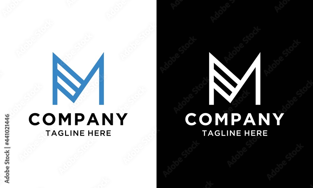 M line logo design. Minimal creative monochrome monogram symbol. Elegant universal vector sign design. Premium business logotype. Graphic alphabet symbol for corporate business identity M line logo design. Minimal creative monochrome monogram symbol. Elegant universal vector sign design. Premium business logotype. Graphic alphabet symbol for corporate business identity