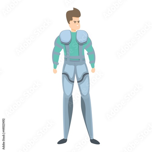 Advanced exoskeleton icon. Cartoon of Advanced exoskeleton vector icon for web design isolated on white background