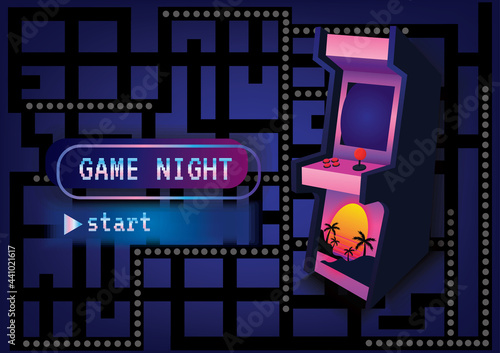 Game zone game icon background vector