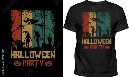 Halloween T-Shirt Halloween Vampire Costume T-Shirt Funny Halloween Party T-Shirt