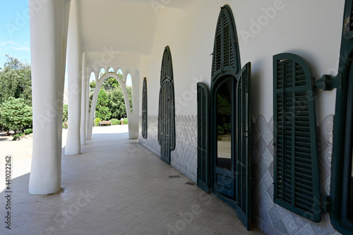 Masia Freixa, modernist building located in the Sant Jordi park in Terrassa, by the architect Lluís Muncunill  and Parellada  photo