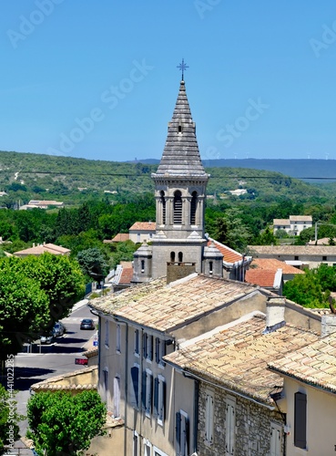 vue sur village montségur sur Lauzon drôme