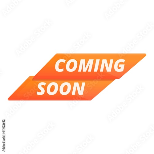 Coming soon hype icon. Cartoon of Coming soon hype vector icon for web design isolated on white background